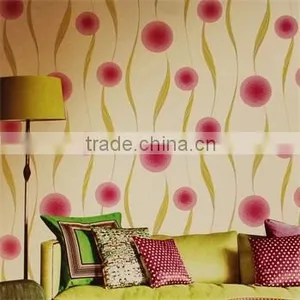 Popular and Hot Selling Cheap Pvc Coated Uarting Wallpaper thumbnail-1