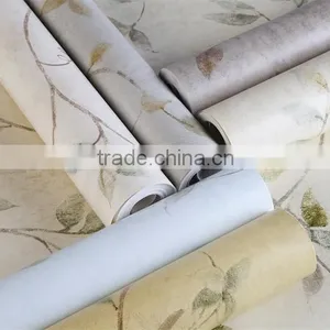 Country Style Leaf Pure Paper Wallpaper for Home thumbnail-3