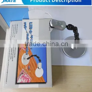 MG3B-4 2.5X, 6X LED Plastic Pellet Switching Framless Magnifying Glass thumbnail-2