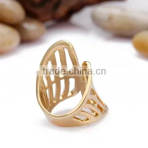 Fancy New Designs 14k Gold Plated Stainless Steel Diamond Full Finger Ring Models for Men thumbnail-5