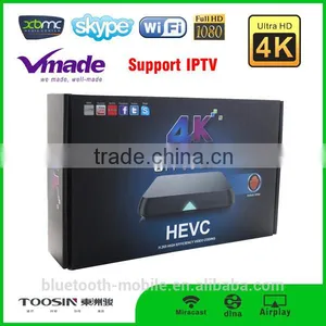 Factory Direct Price Amlogic S812 CBMC Quad Core 2G+8G 5G WIFI BIUETOOTH INTERNET SET TOP BOX Smart Android tv Box thumbnail-3