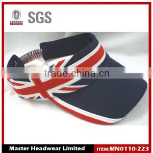 Fashion High Quality Sports Custom Cheap Cotton Sun Visor thumbnail-1