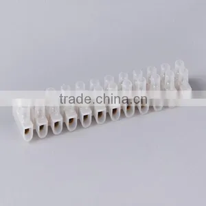 Full Size 10Pcs/Bag PE/PP/PA 12 Way Plastic Terminal Strip thumbnail-6