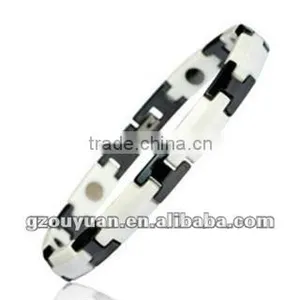 Simple Style Very Popular White and Black Ceramic Bracelet thumbnail-1