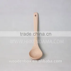 2016 Wholesale Eco-friendly Natural Healthy Flat Wooden Spoon thumbnail-1