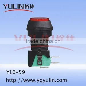 YL6-59 24mm Ignition Push Button Mini Switch on off Lock thumbnail-1