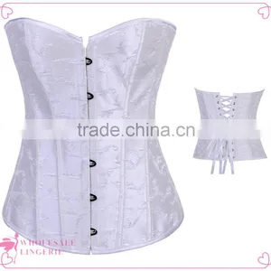 White Corset Tops to Wear Out Cheap Corset for Sale thumbnail-2