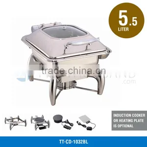 2017 New Model Commerical Glass Cover Indian Chafing Dish thumbnail-2