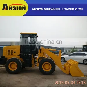 Construction Articulated Mini Wheel Loader for Heavy Work With 1.1m3 Bucket thumbnail-1