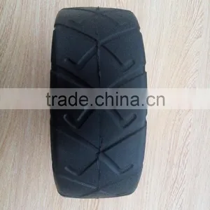 High Quality Plastic Rim PU Wheel for Folding Wagon thumbnail-2