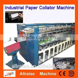 6/10/12 Stations Office Paper Collator Machine, Industrial Paper Gathering Machine, Paper Collating Assembly Machine thumbnail-5