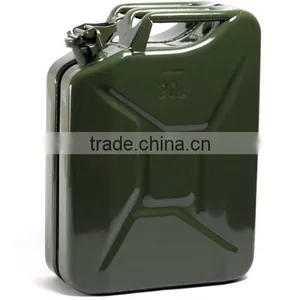 High Quality Jerry MILITARY Can 20L Metal Green For FUEL OIL WATER PETROL DIESEL thumbnail-1
