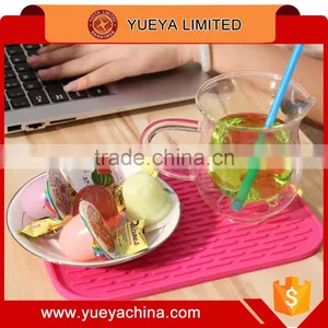 Square Anti-slip Silicone Table Mat-red thumbnail-1