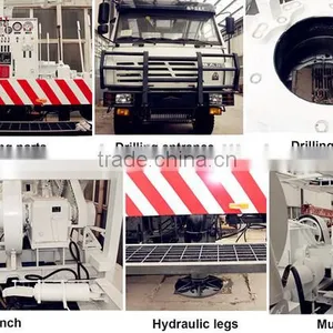 HFT600ST Truck Mounted Water Well Drilling Rig Multifunctional Drilling Machines thumbnail-3