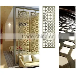 Damp-proof Decorative Stainless Steel Home Room Partition Panels thumbnail-1