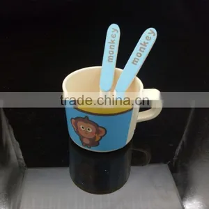 Eco Friendly Biodegradable Bamboo Fibre Plant Fibre Kid's Dinnerware Set thumbnail-5