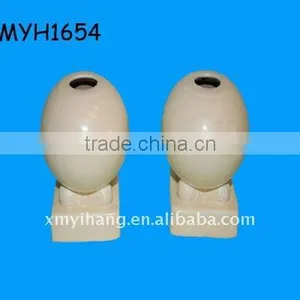 New Fashion Ceramic Old Ivory Bulb Candle Sticks thumbnail-1