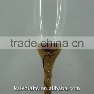 2013 New Decorated Resin Cowboy With Champagne Glass thumbnail-1