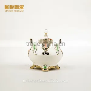 Factory Hot Sale Smoking Clear Ashtray, High Electroplating Ceramic Ashtray thumbnail-1