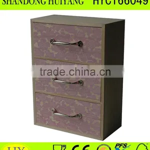 Reclaimed Colorful Printing Wooden Cabinet thumbnail-1