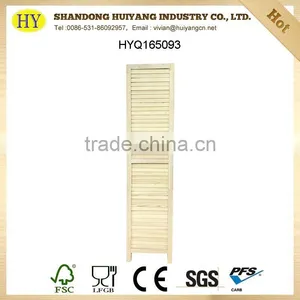 Cheap Natural Unfinished Folding Wooden Screens Wholesale thumbnail-2