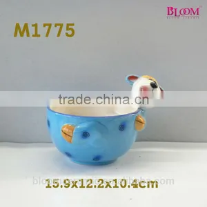 2014 Lastest Low Price Ceramic Animal Handle Bowl thumbnail-1