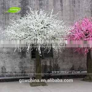 GNW BLS022 Silk Flower Fiberglass Trunk Cherry Blossom Tree for Decoration thumbnail-3