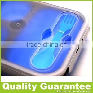 Microwave Bento Box Silicone Lunch Box thumbnail-1