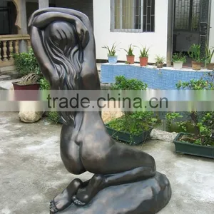 Fiberglass Park Lady Sculpture thumbnail-5