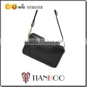 Leather Shoulder Bag With Clutch Set Handmade Lady Handbag thumbnail-3