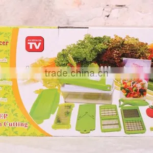 One Step Precision Cutting Dicer Plus/ Plastic Fruit And Vegetable Multi Grater Set thumbnail-1