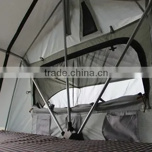 Practical Hard Shell Car Roof Top Tent 4X4 for Sale thumbnail-6