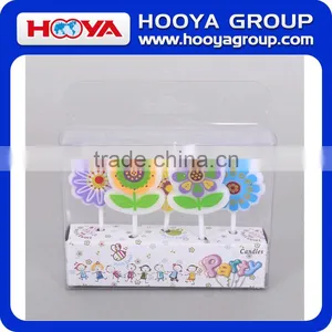 Flowers Shaped Children Party Birthday Candle thumbnail-2