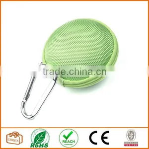Earphone Handsfree Headset HARD EVA Case - Clamshell/MESH Style With Zipper Enclosure thumbnail-1