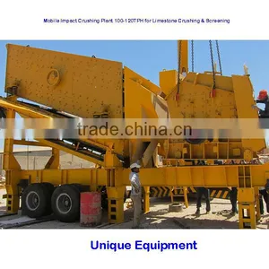 China High Quality Limestone Impact Crusher Mobile Type for Oman thumbnail-1