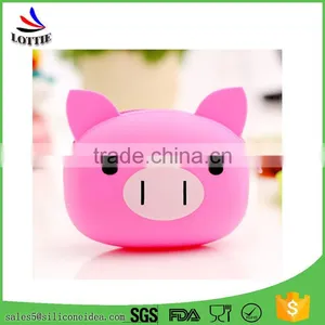 Promotional Cartoon Shape Silicone Coin Bag Food Grade Silicone Coin Wallet for Kids thumbnail-3