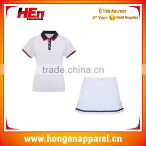 Hongen New Style Tennis Clothes Sexy Sport/custom Team Name Tennis Junior Dress thumbnail-1
