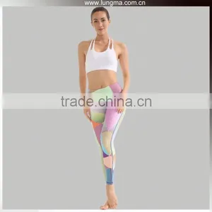 Sublimated Printing Runnigng Training Yoga Custom Made Fitnes Sports Gym Bra thumbnail-5