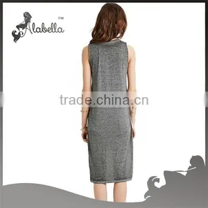 Casual Dress T-shirt Dress for Women Wholsale Fitness Clothing thumbnail-3