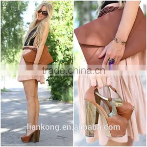 2015 Latest Hot Sell Fashion Popular Girls Chiffon Mature Women Short Skirt thumbnail-2