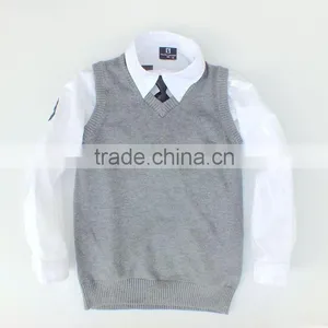 Custom Preschool Children Student Uniform Sweater Vests thumbnail-1