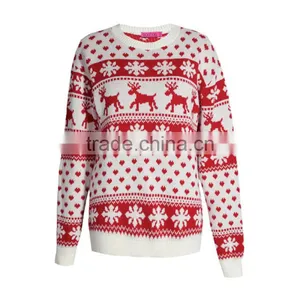 Latest Unisex Christmas Jumpers Ugly Christmas Cotton Sweaters Women thumbnail-4