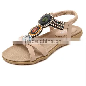 Zm50191b Plus Size Lady Shoes Breathe Falt Women Sandal thumbnail-3