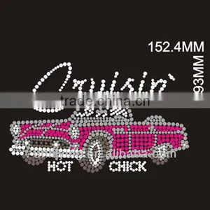Hot Racing Car Hotfix Rhinestone Transfer thumbnail-1