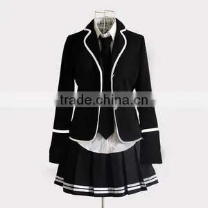 Juqian 2016 Custom High Class Bulk School Suits Colours Beautiful Korean High School Uniforms Wholesale thumbnail-6