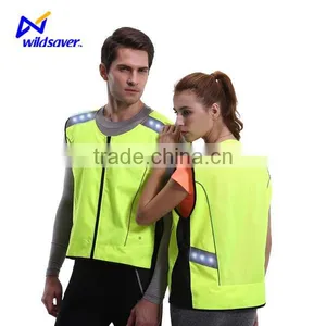2016 LED Reflective Green Camping & Hiking Shirts thumbnail-3