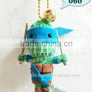Handmade Keychains Keyrings Voodoo Doll String Accessories Bag Gifts thumbnail-1