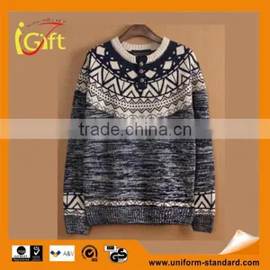 2014 Hot Sell Wholesale High Quality Long Sleeve Knitwear Pullover thumbnail-1