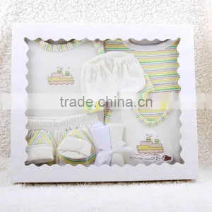 Baby 9pcs Clothing Gift Set Box/baby Wear/cotton Newborn Baby Clothing/baby Garments thumbnail-2