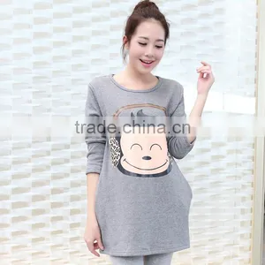 Pregnant Women Sweater,long Sleeves Hoodies, Varies Printing Sweaters thumbnail-3